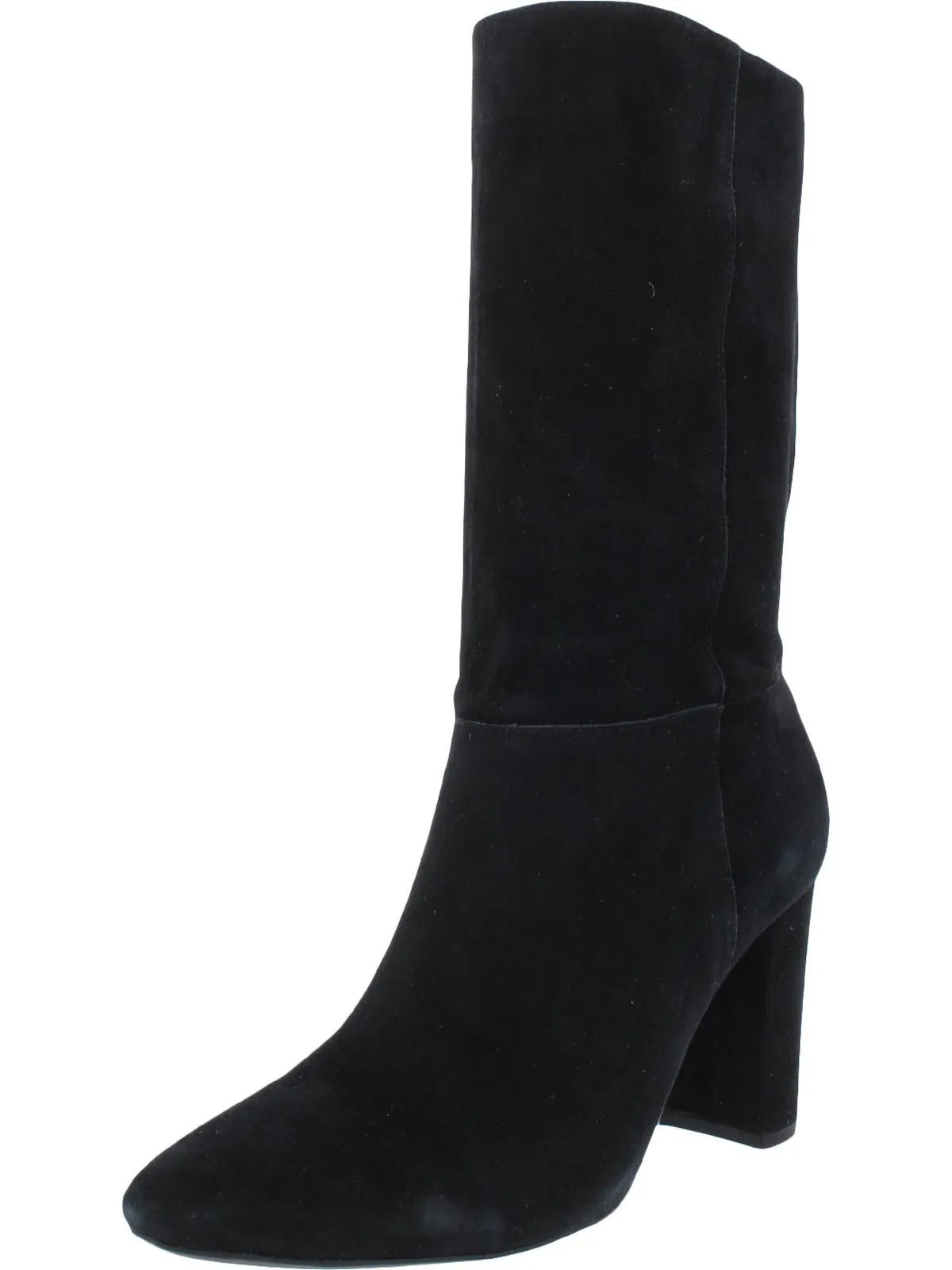Secure And Comfortable Artizan Womens Suede High Heel Mid-Calf Boots