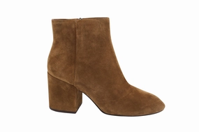 Comfortable Padding Waterproof Feature Ash Eden Ankle Boots in Brown Suede