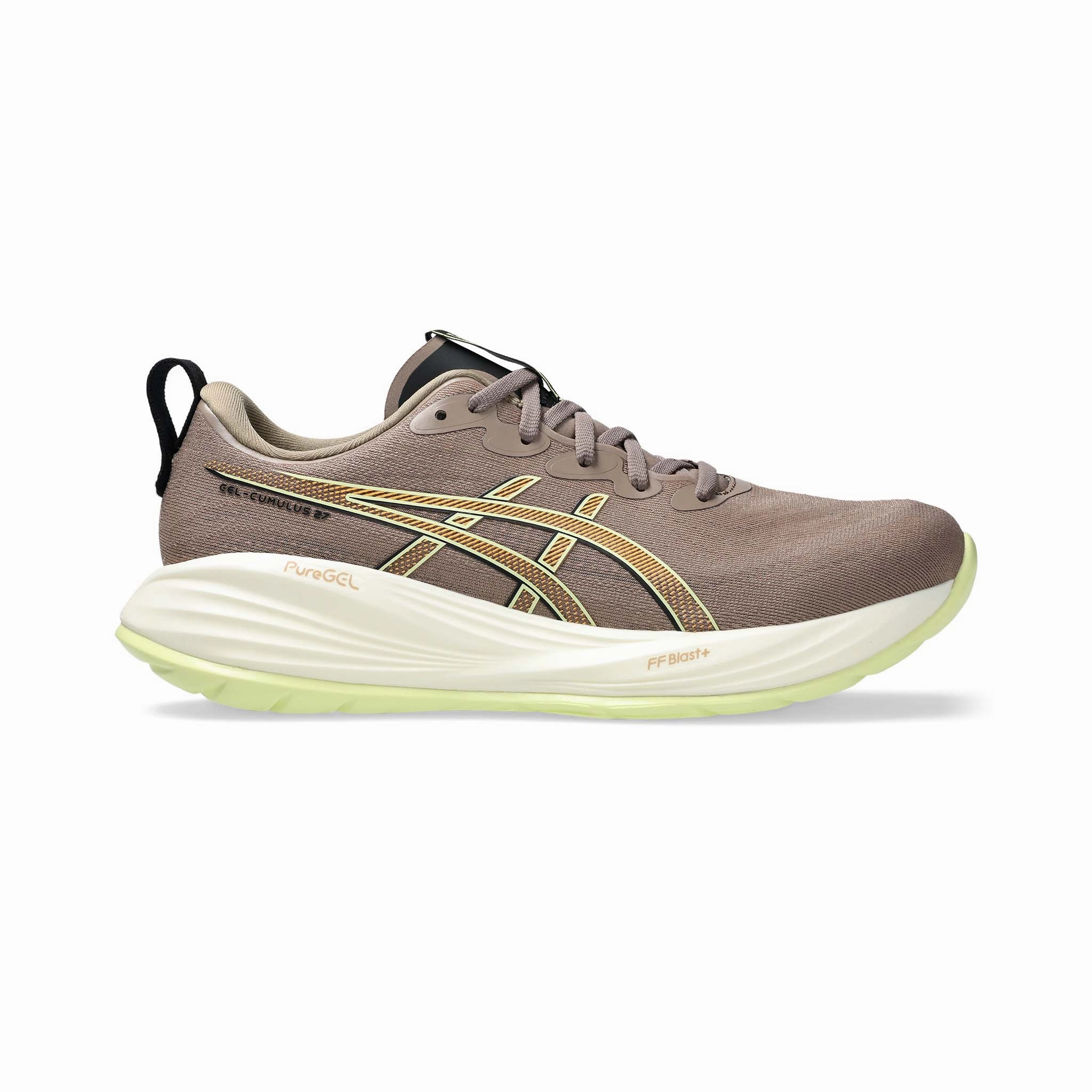 rubber sole shoes ASICS | Men's Gel-Cumulus 27 Running Shoes - Taupe Grey