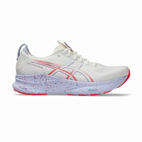 ASICS | Men's Gel-Kayano 32 Tokyo Running Shoes - Cream/Edo Purple grassy track running shoes
