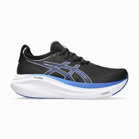 ASICS | Men's Gel-Nimbus 27 Running Shoes - Black/Dark Cobalt Cool Weather