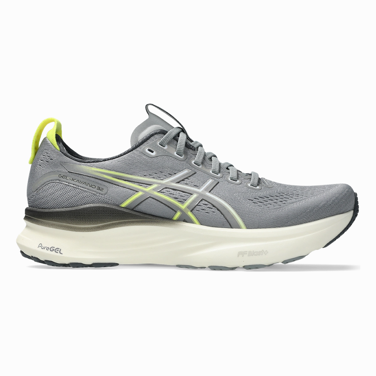 Marathon - running Asics Gel Kayano 32 - Gravel - Citron