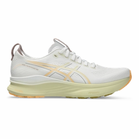 Asics Gel Kayano 32 - White - Orange Glow running in a gulf area shoes running in half - marathons shoes