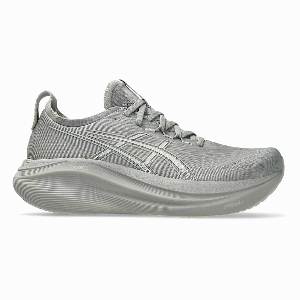 lunch - time runs Asics Gel Nimbus 27 Seal Grey - Lake Grey