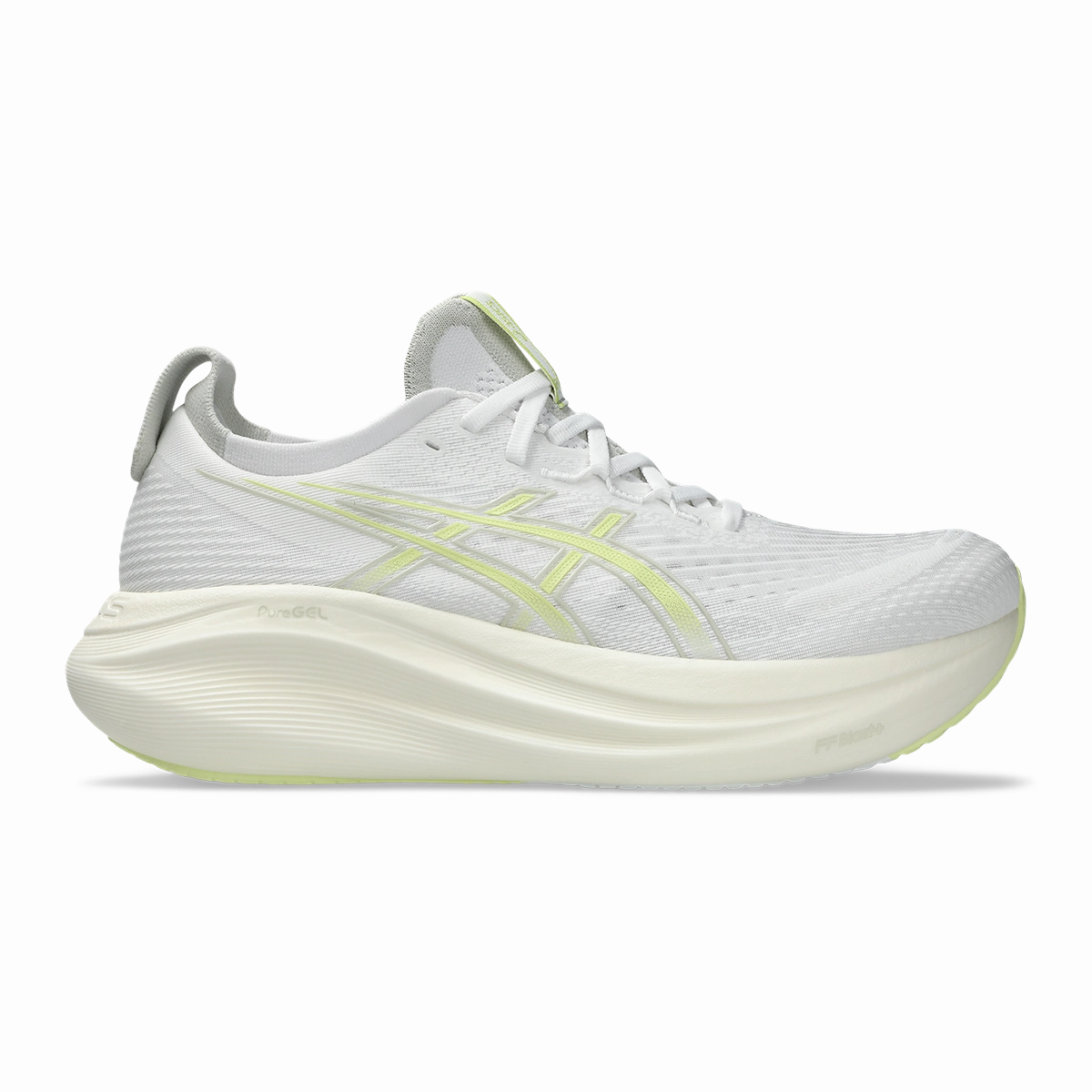 Asics Gel Nimbus 27 White - Huddle Yellow formal - style shoes Long - lasting Performance