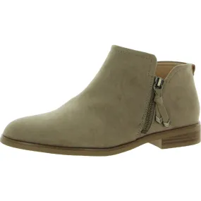 Astir Womens Zipper Ankle Booties Modern Lines