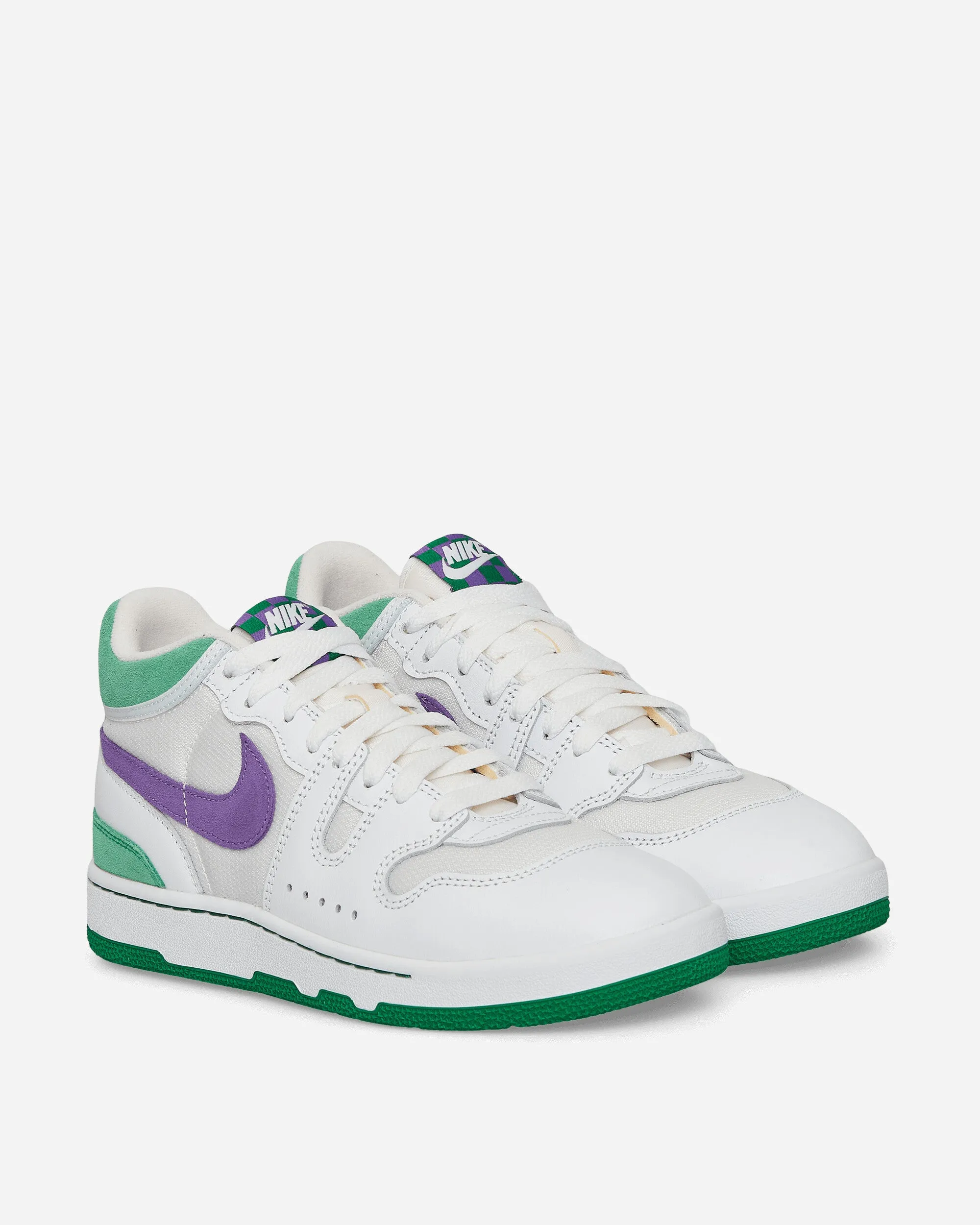 Attack Sneakers Court Green / Hyper Grape Breathable Knit Fabric
