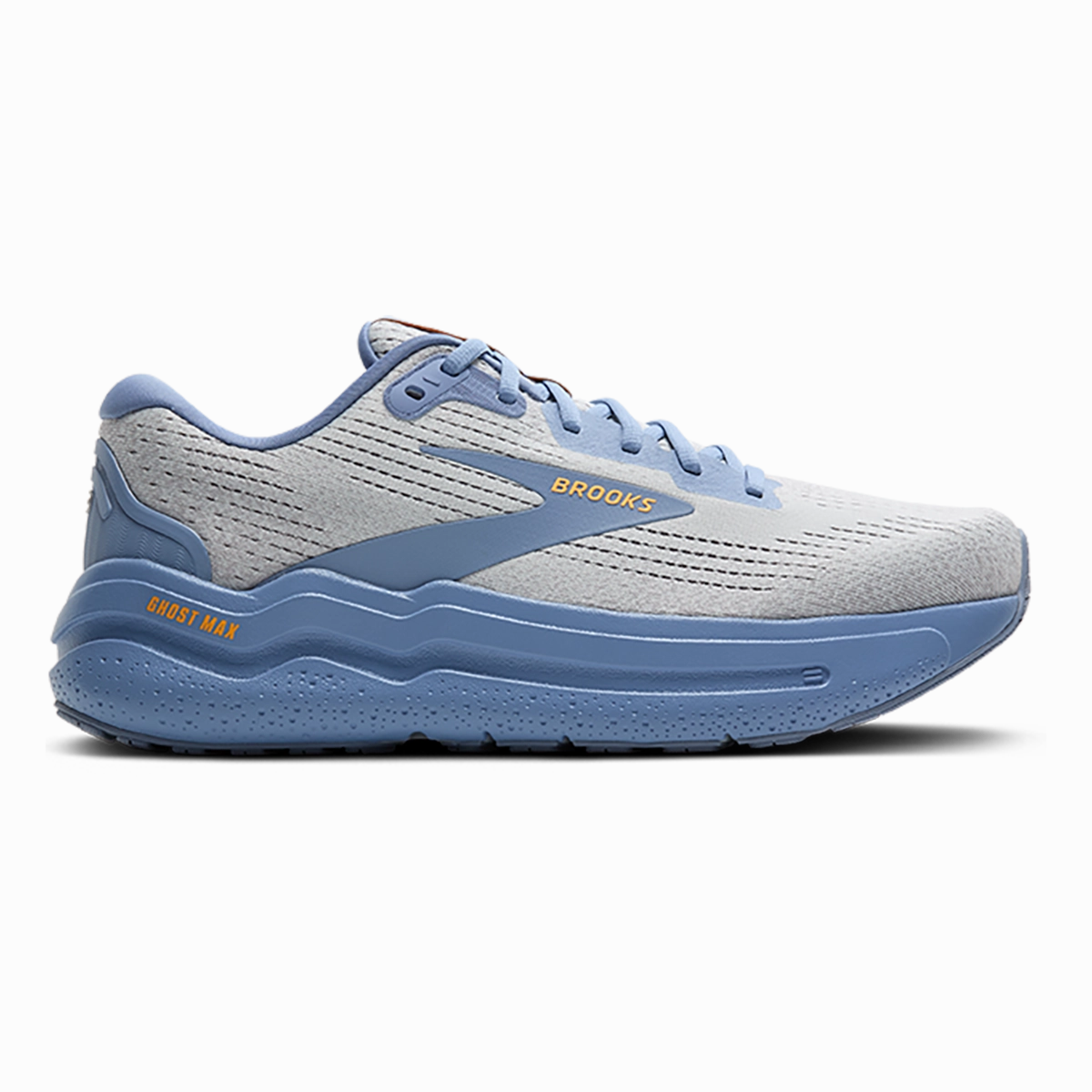adjustable running wear EasyClean Brooks Ghost Max 2 - Oyster Mushroom - Blue - Orange