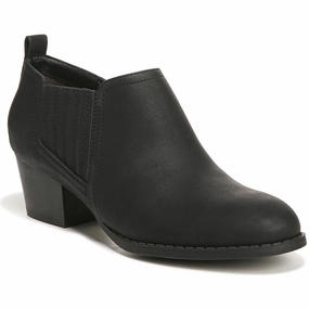 BABE Womens Block Heel Man Made Ankle Boots Silent Glam Sock Fit