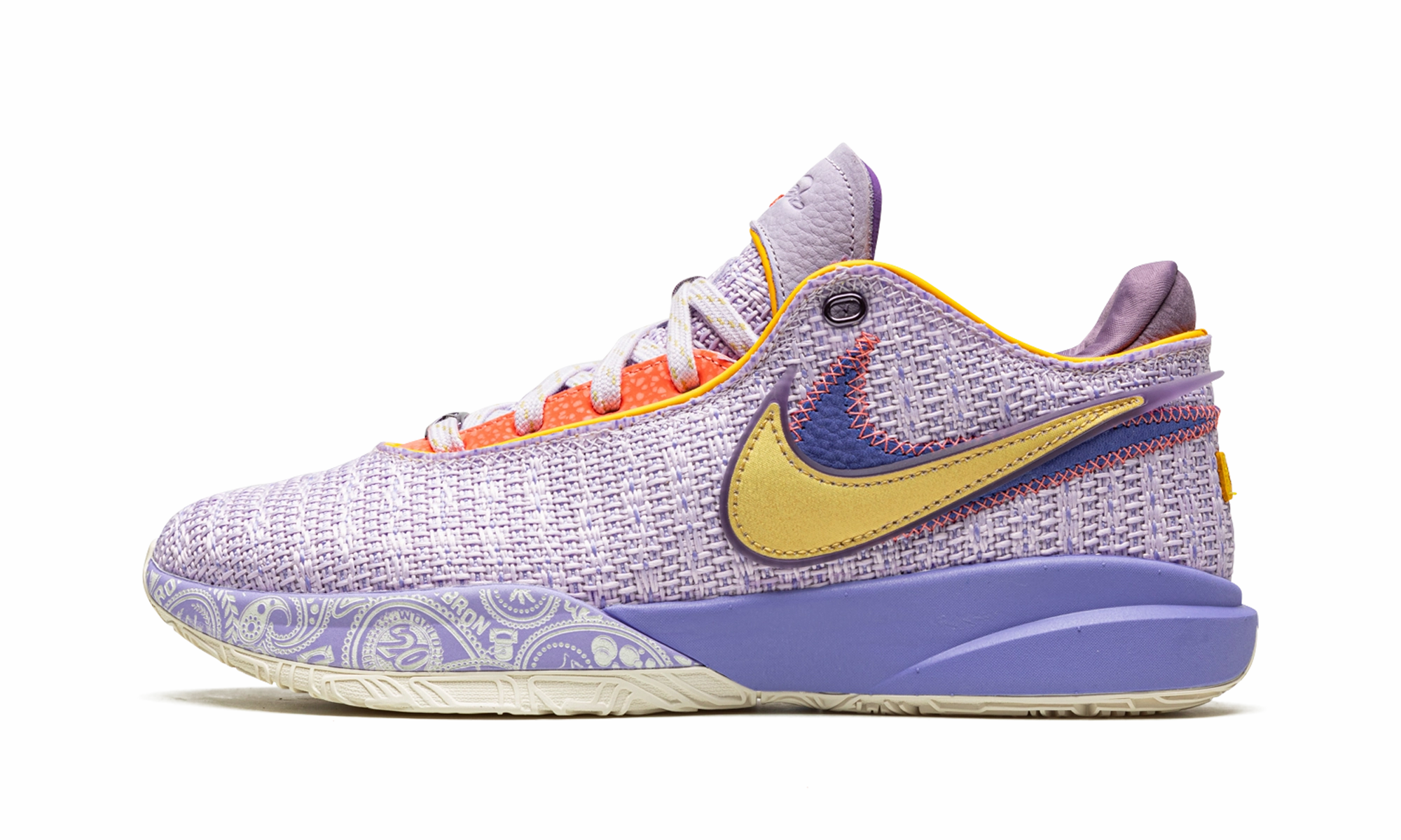 Soft Cushioning High quality craftsmanship LeBron 20 "Violet Frost"