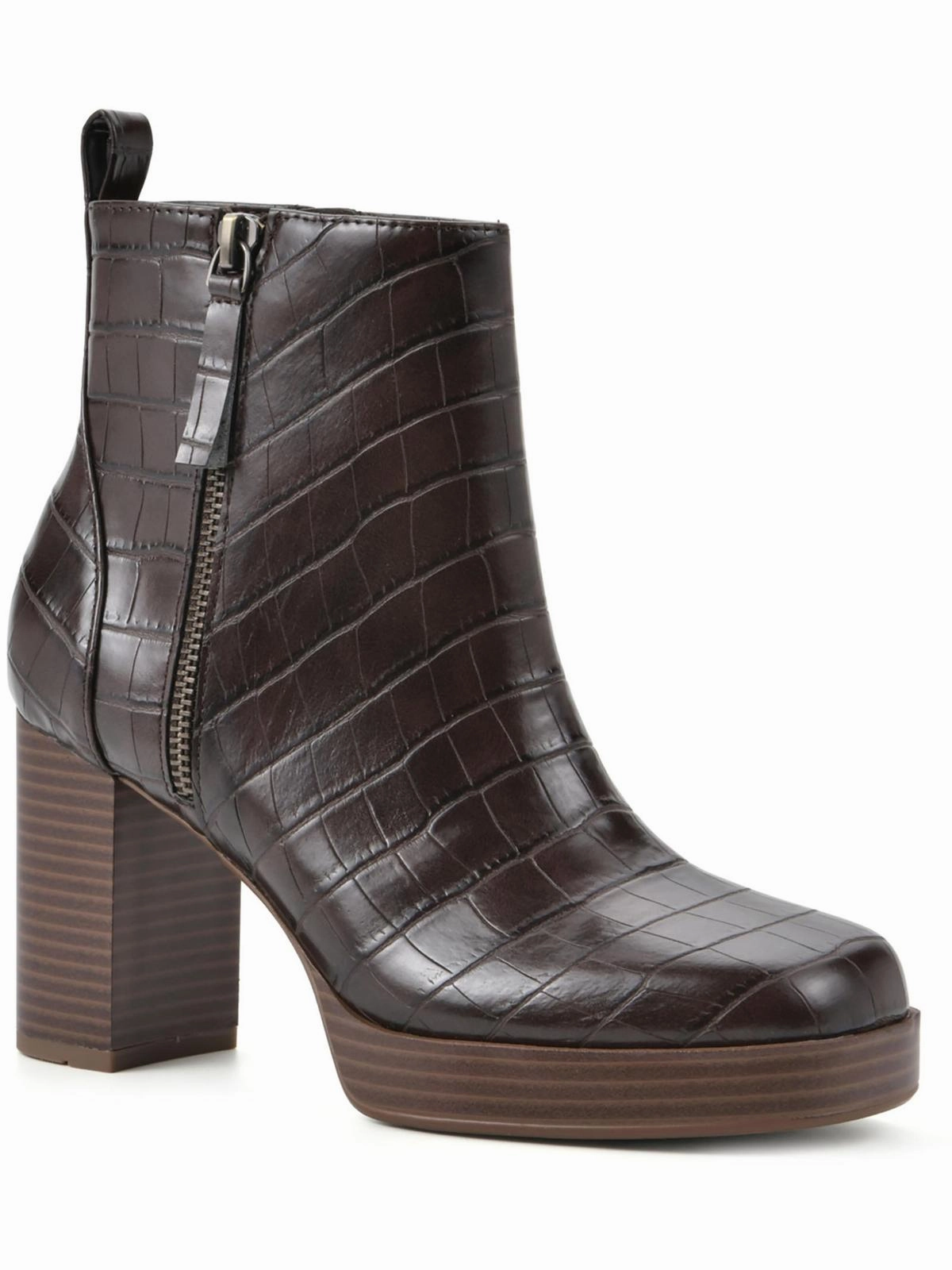 Timeless Look Manito Womens Ankle Block Heel Ankle Boots