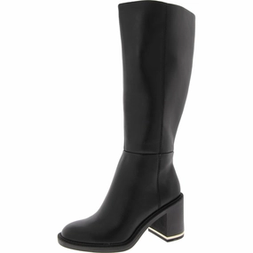 Comfortable ankle support Breathable Cold Climate Banta Womens Faux Leather Round Toe Knee-High Boots