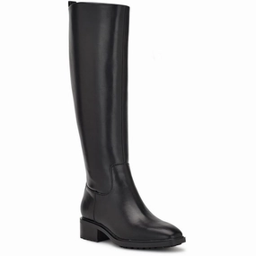 Closed Toe Design Wide Range Barile 3 Womens Faux Leather Knee-High Boots