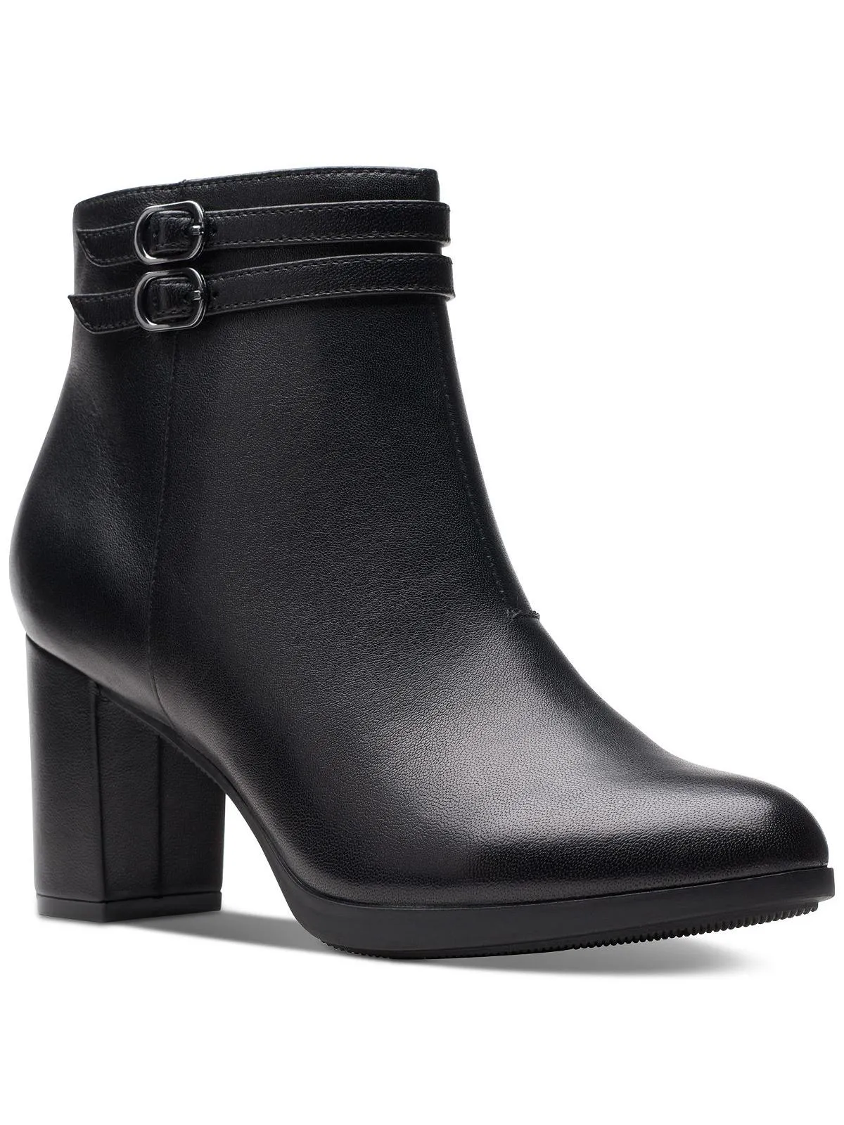 Bayla Light Womens Block Heel Ankle Mid-Calf Boots Adjustable buckle Eva Midsole