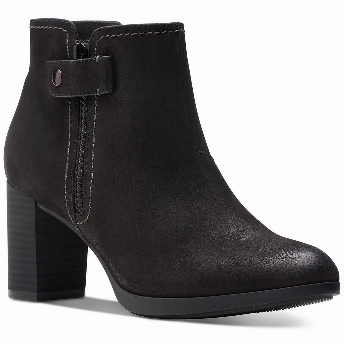 Bayla Glow Womens Leather Booties High Quality