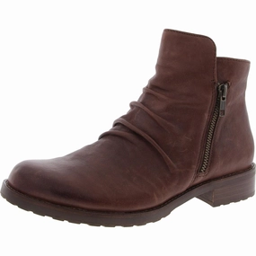 Anti   Slip Sole Beckie II Womens Zipper Leather Ankle Boots