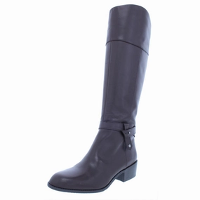 pack light Berniee Womens Leather Knee-High Riding Boots