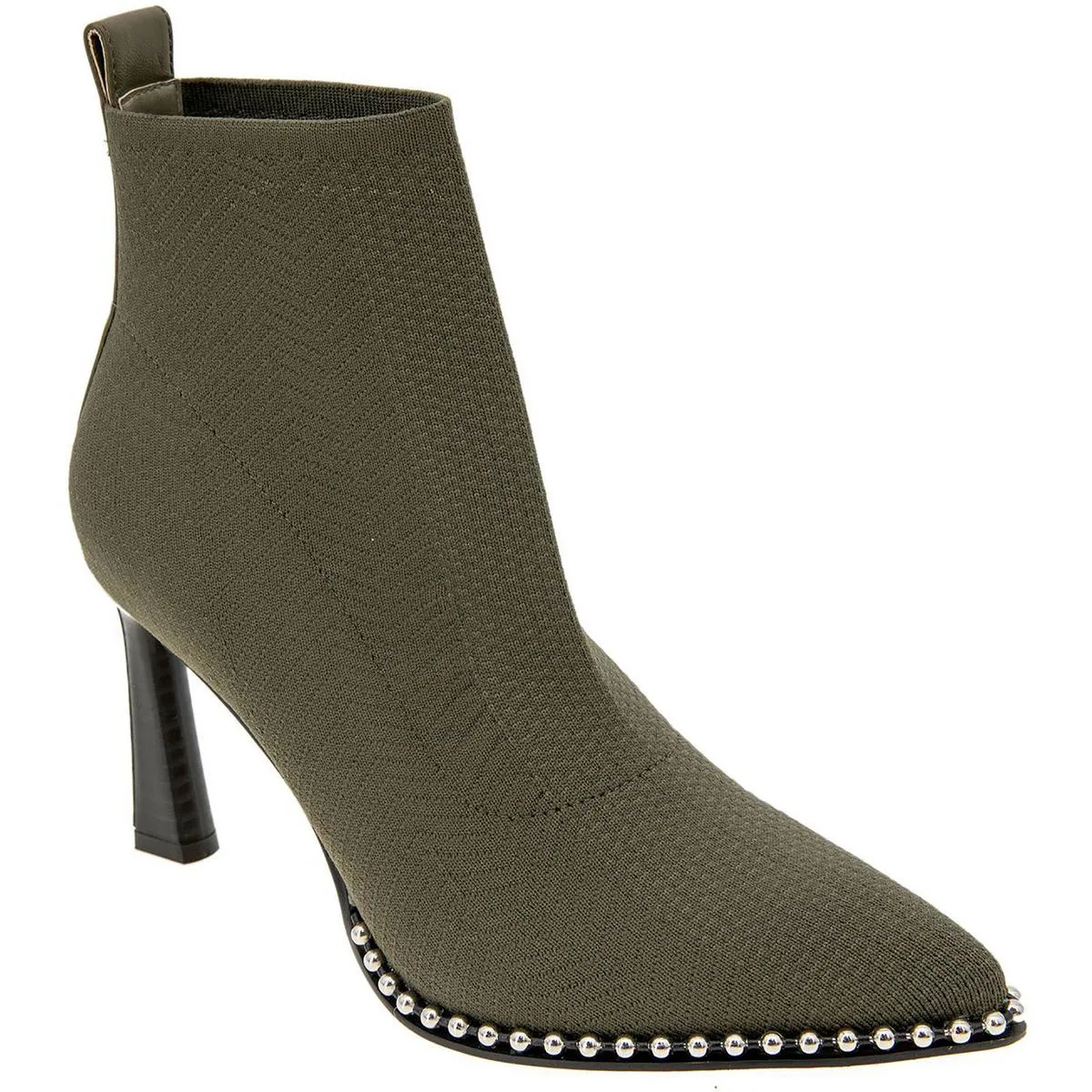 Beya Womens Beaded Pointed Toe Booties work mode Cordura Material