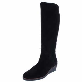 Comfortable Heel Counter Binocular Womens Suede Cold-Weather Knee-High Boots