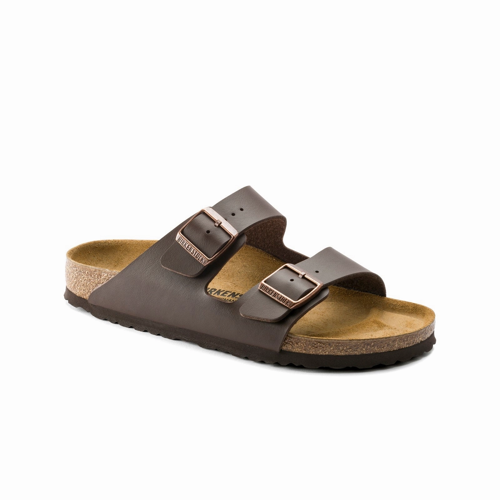 Functional Piece Birkenstock Arizona Birko-Flor (Dark Brown) Men's Sandals 51701