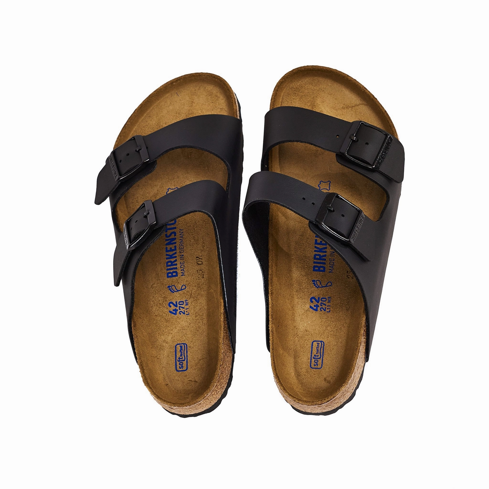 Birkenstock Arizona Black Birko-Flor Gym Quick Stone Grip