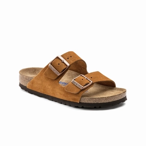 Birkenstock Arizona Soft Footbed (Mink) Men's Sandals 1009526 1009526 Ergo Sole Bonded Overlays