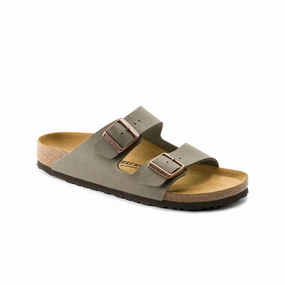 Soft Bounce Birkenstock Arizona (Stone Birkibuc) Men's Sandals 151211