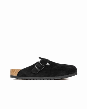 Balance Fit Birkenstock Boston Black Suede