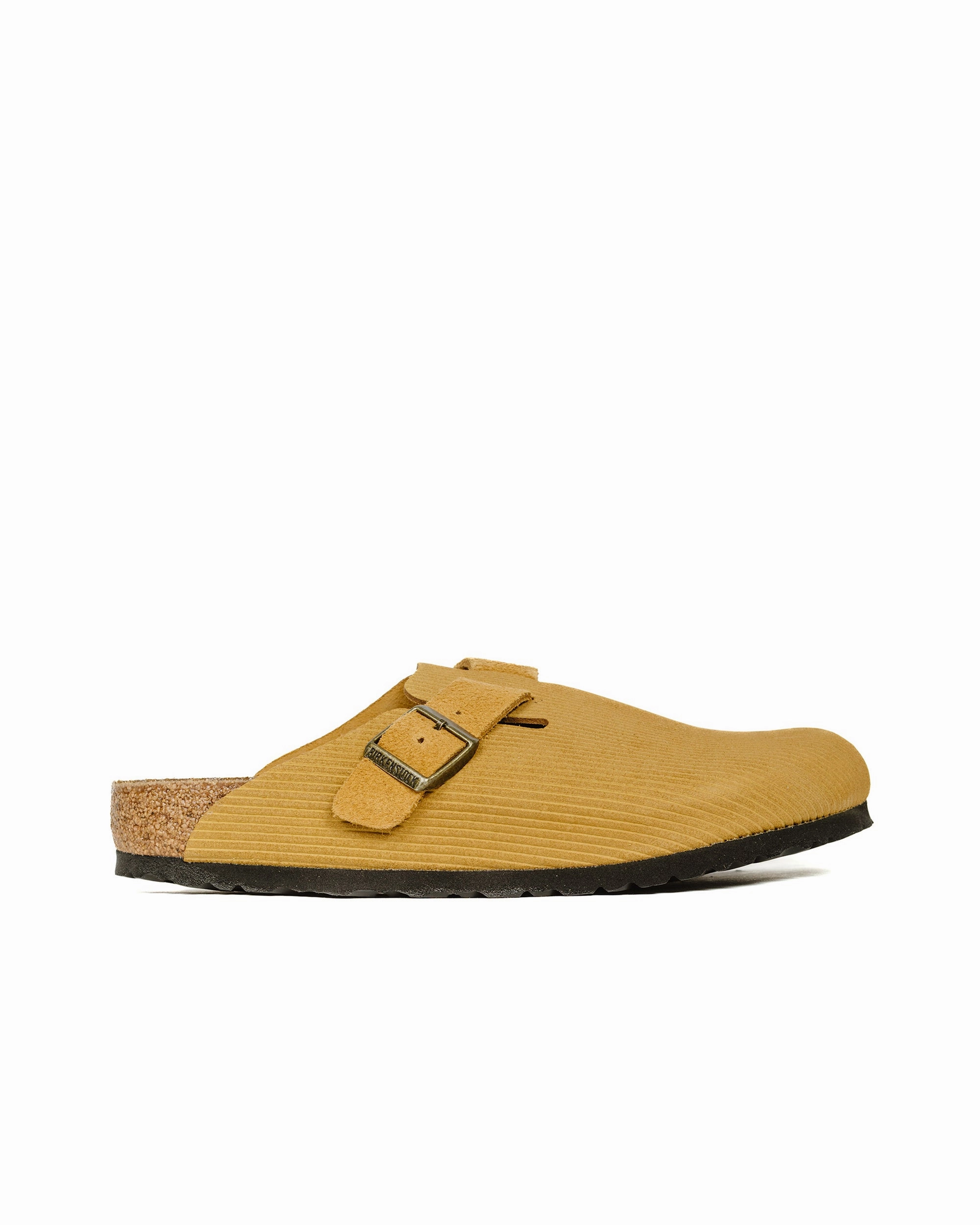 Dream Path Birkenstock Boston Cork Brown Suede Corduroy
