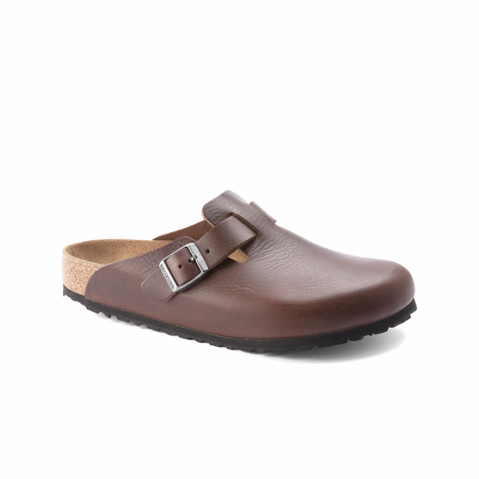 Trend-setting arch Sport Enthusiast Birkenstock Boston Grip Leather (Vintage Wood Roast) Men's Sandals 1023449 1023449