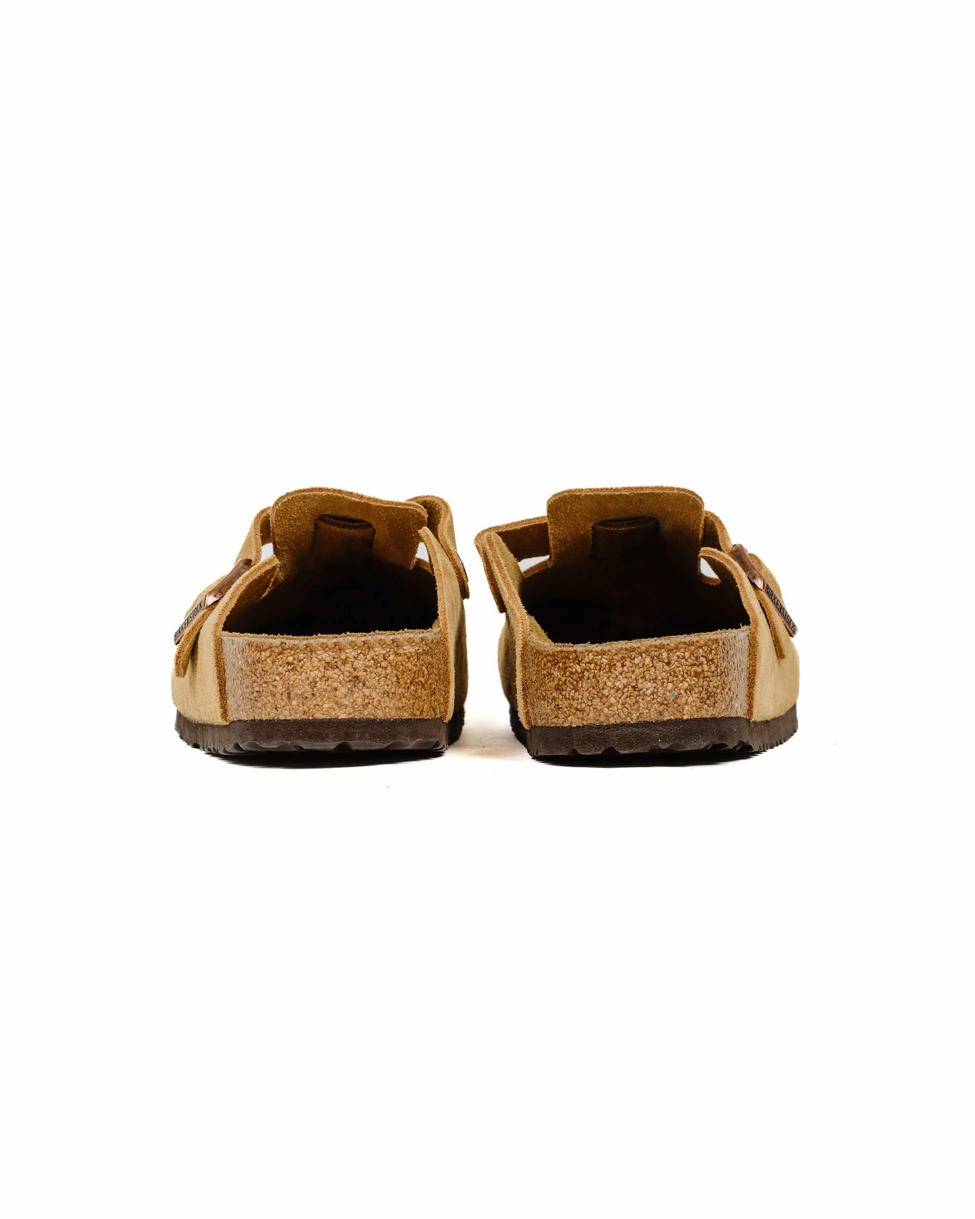 Birkenstock Boston Latte Cream Suede Queen Fit