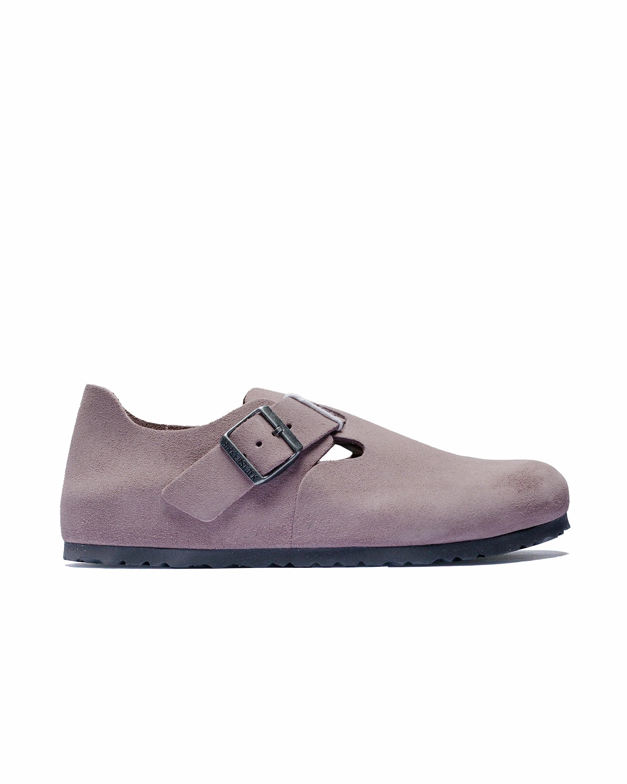 Birkenstock London Faded Purple Suede Supportive structure