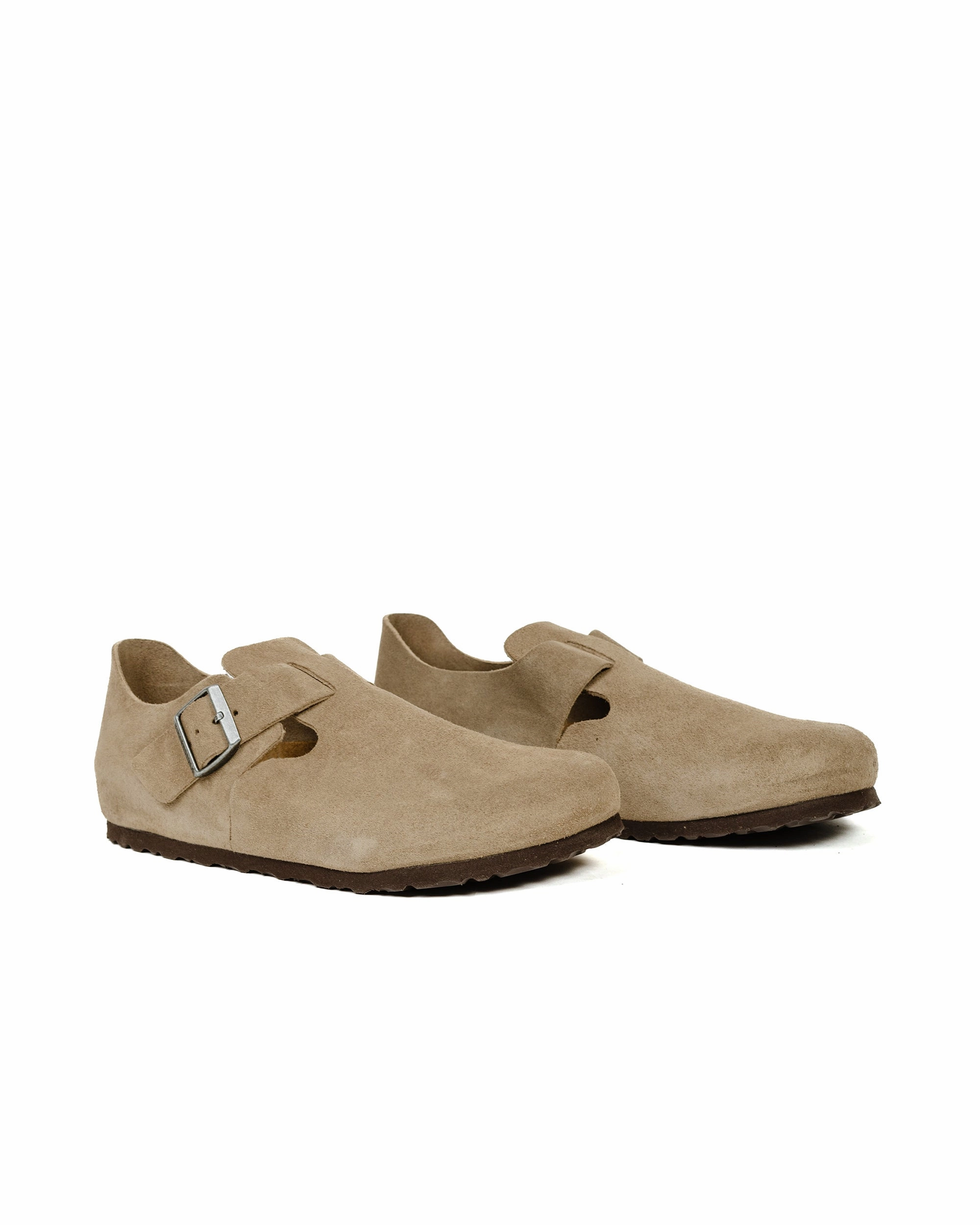 Birkenstock London Taupe Suede Forest Path