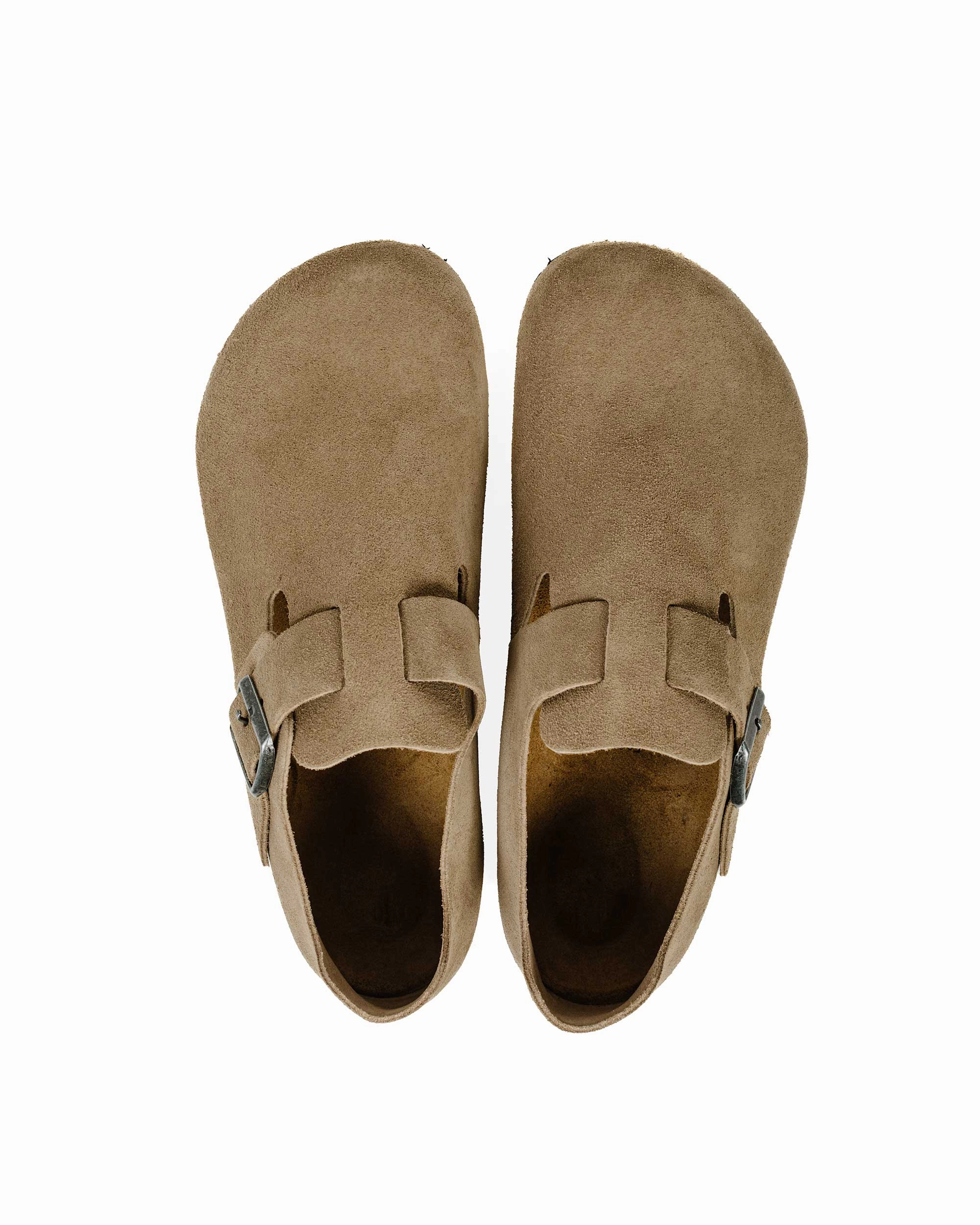 Camera Look Runway Glow Birkenstock London Taupe Suede