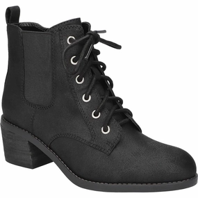 Travel Easy Metallic Accent BISMARK Womens Lace-Up Manmade Ankle Boots