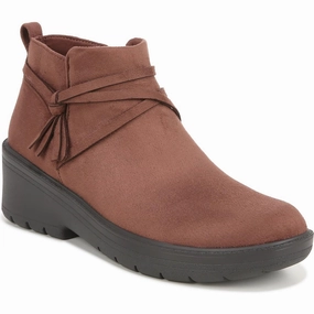 Insulated Weekend Camping Blaine Womens Faux Suede Strappy Booties