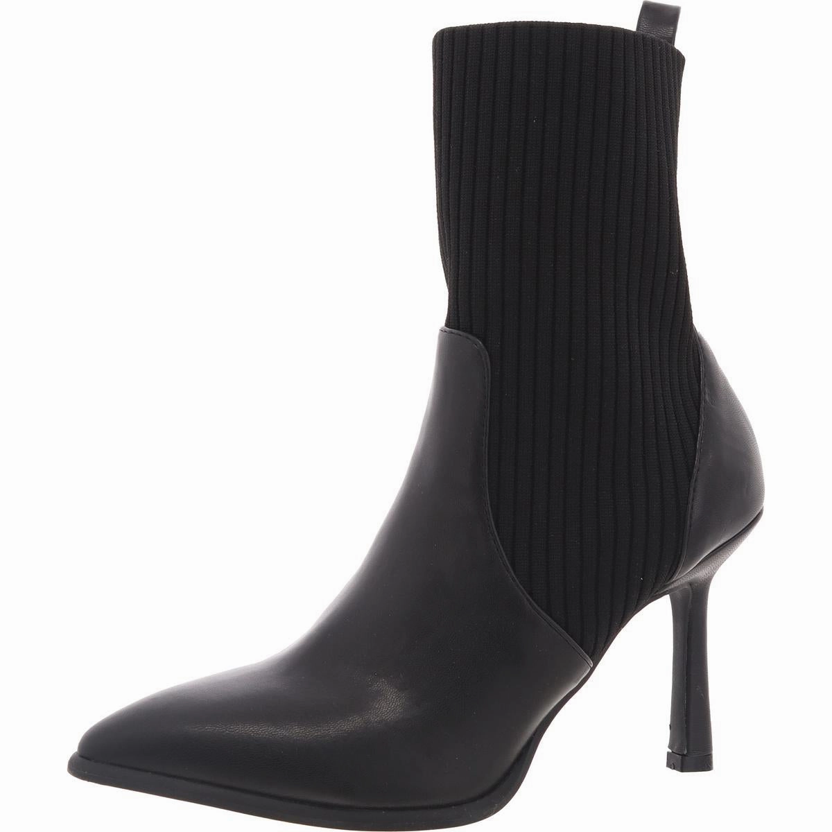 Bobbie Womens Ribbed Knit Mid-Calf Boots Mud Resistant Trail Exploration Arch support