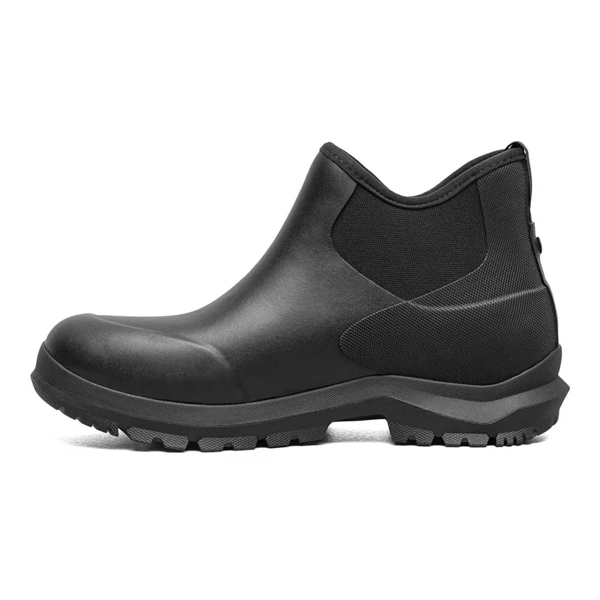 Warm and Cozy Bogs Men's Sauvie Chelsea II Boot Black Waterproof