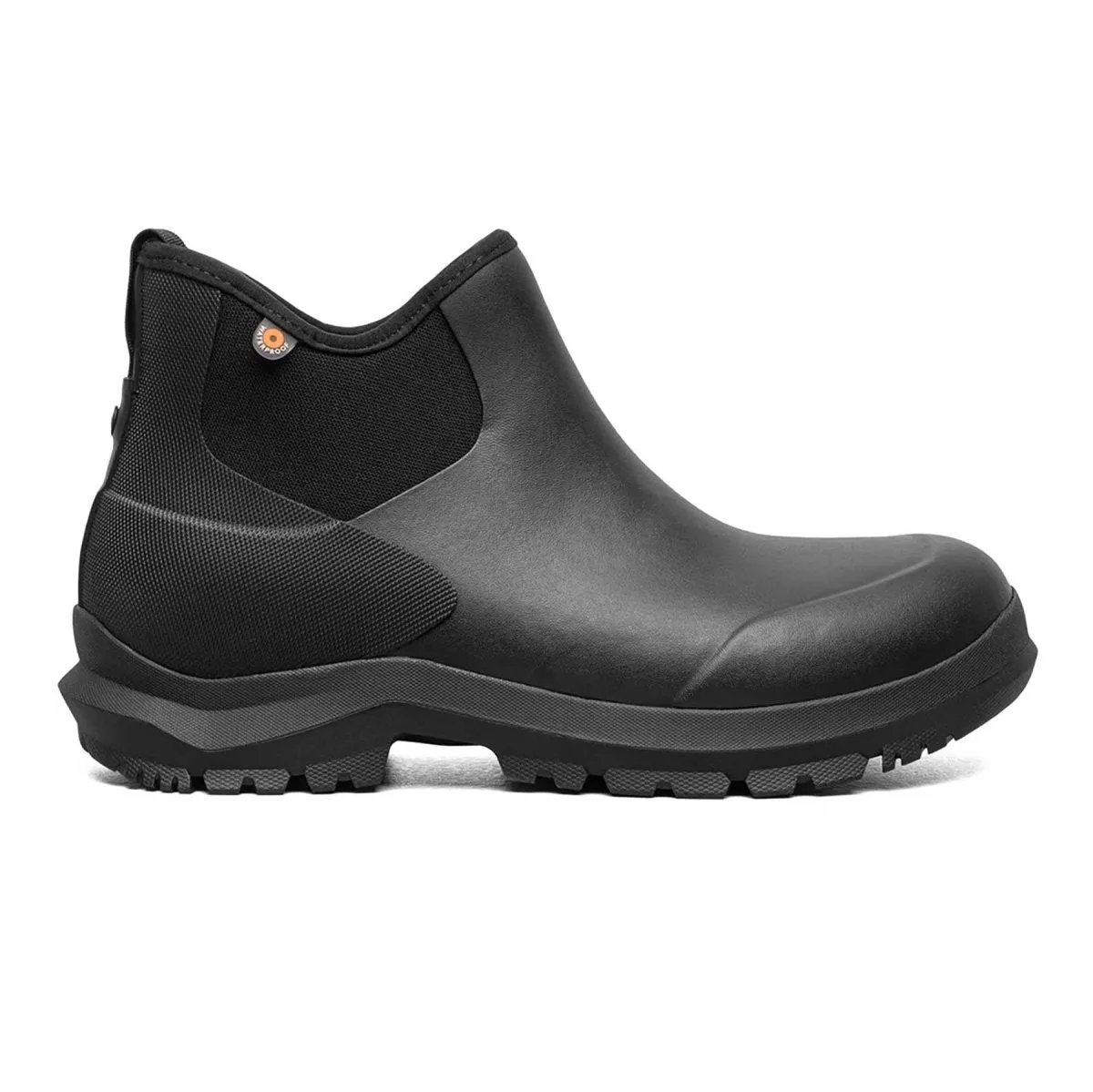Bogs Men's Sauvie Chelsea II Boot Black Waterproof midsole