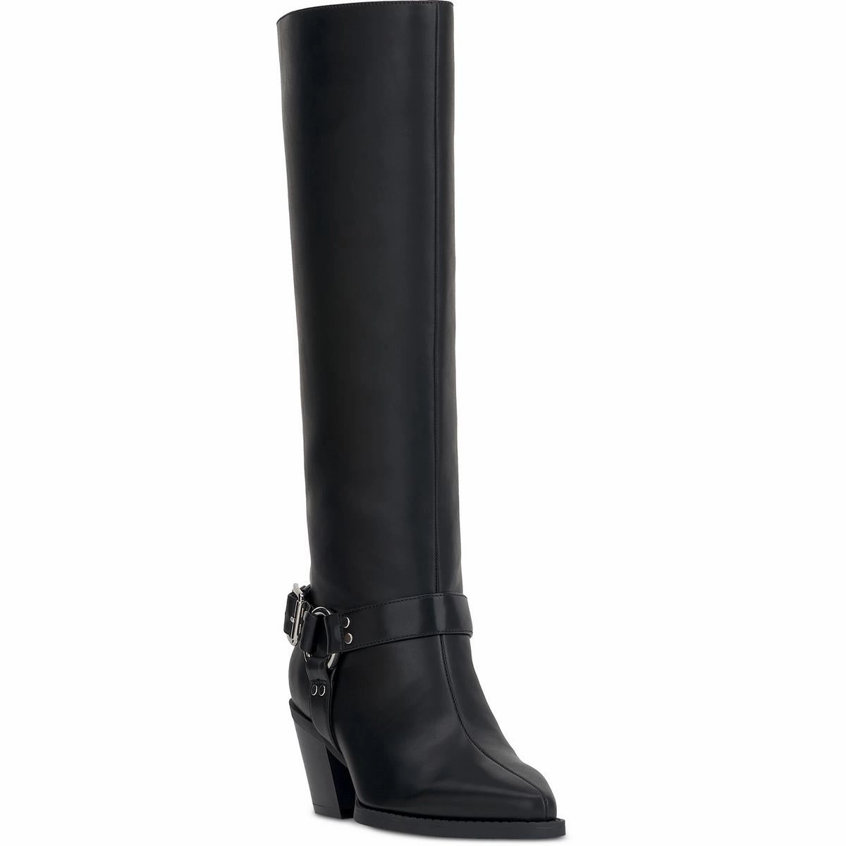 Womens Zipper Man Made Knee-High Boots Easy Pairing