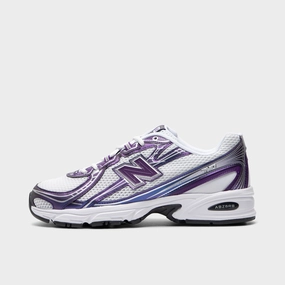 New Balance 740 White / Concord Grape School - running mesh running option