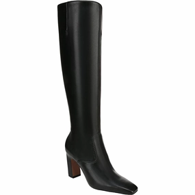 Pull Tab Bowman Womens Wide Calf Faux Leather Knee-High Boots