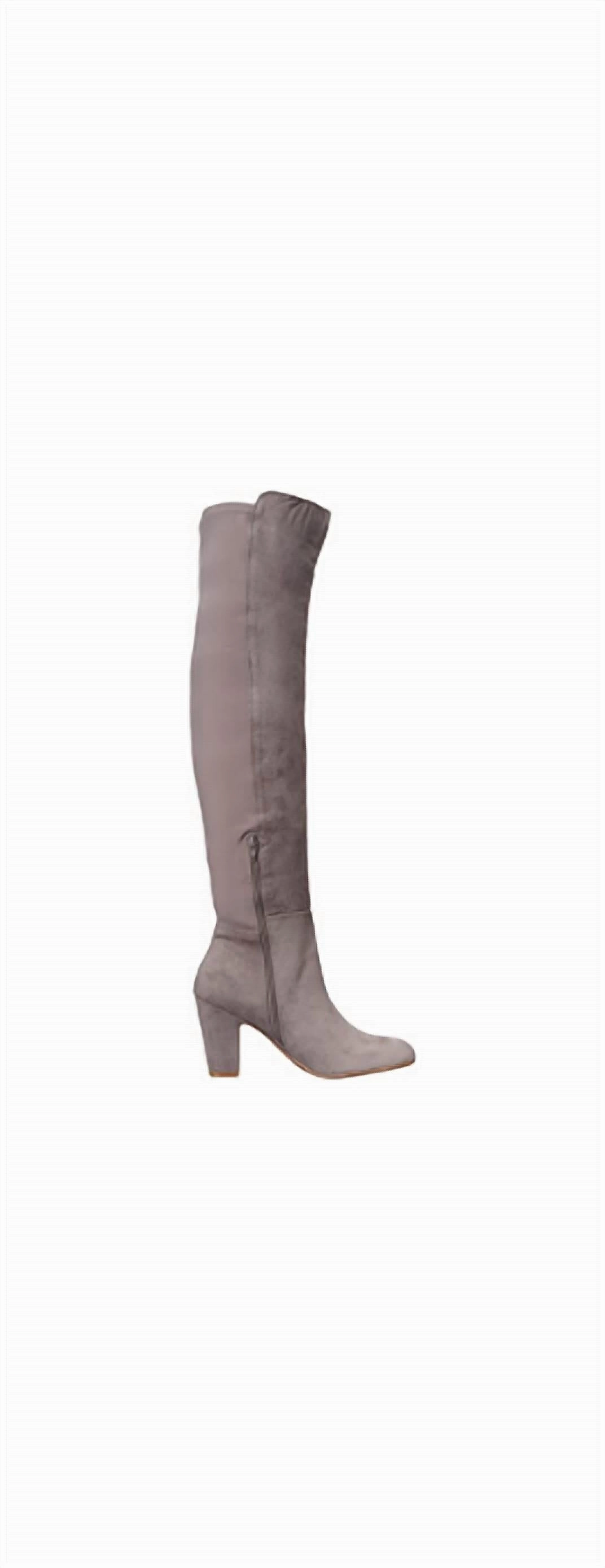 Premium Performance Stacked Heeled Boots In Grey