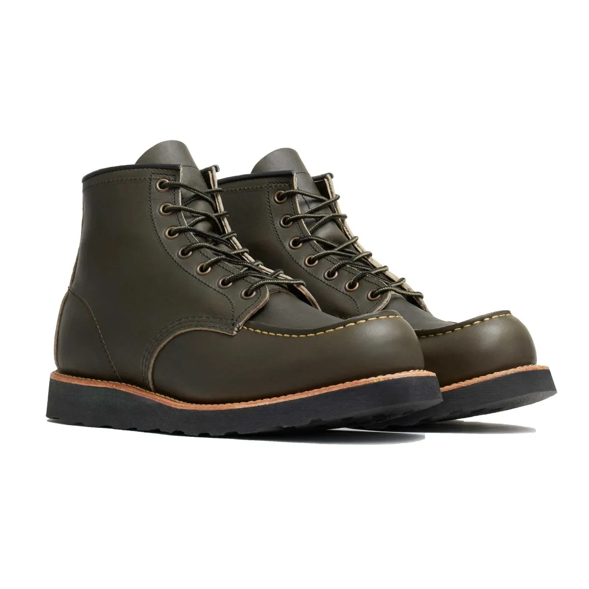 Ski Enthusiast Red Wing Men's 6-Inch Classic Moc 8828 Alpine Portage