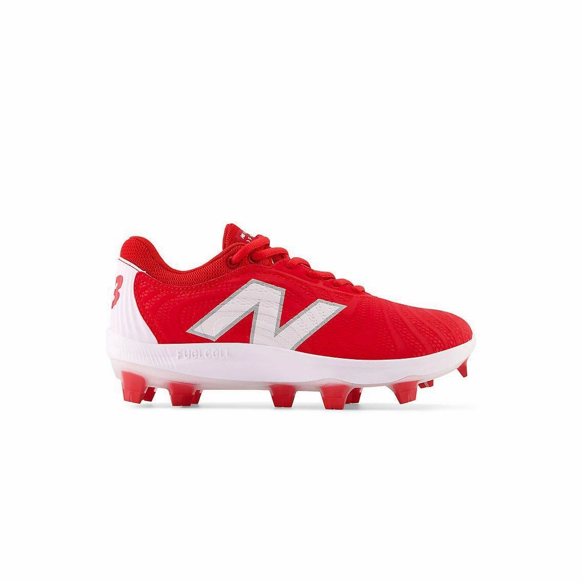 shock - absorbing sole shoes New Balance Women's FuelCell FUSE v4 Molded Fastpitch Softball Cleats - Team Red/Optic White - SPFUSER4