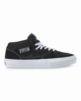 Minimalist Styling Vans Skate Half Cab - Black / White