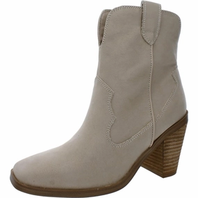 Markus Womens Leather Square Toe Ankle Boots Camping Trip