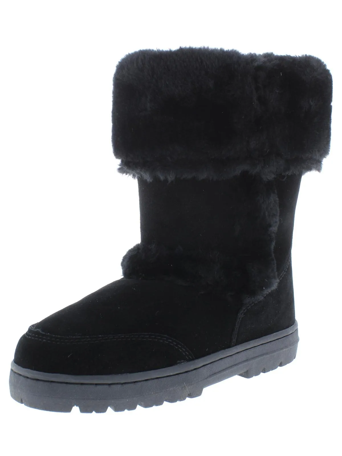 Witty Womens Suede Faux Fur Casual Boots Avant Mood