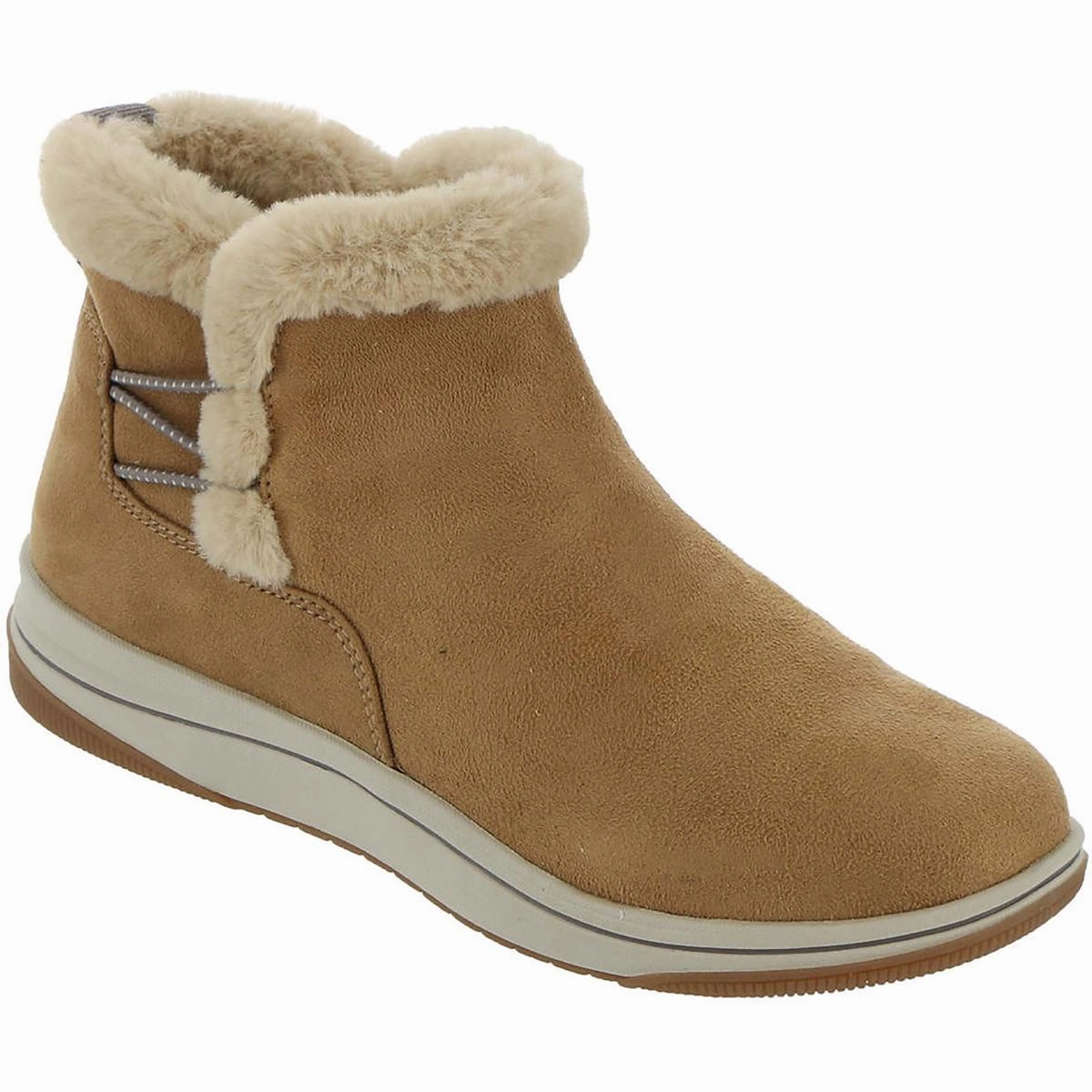 Quiet Sole Sturdy Frame Breeze Fur Womens Faux Fur Lined Ankle Boots