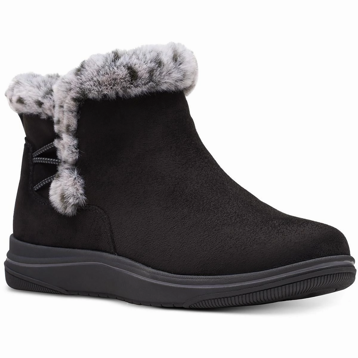 Breeze Fur Womens Faux Fur Lined Ankle Boots Breathable Snowy Path EverydayUse